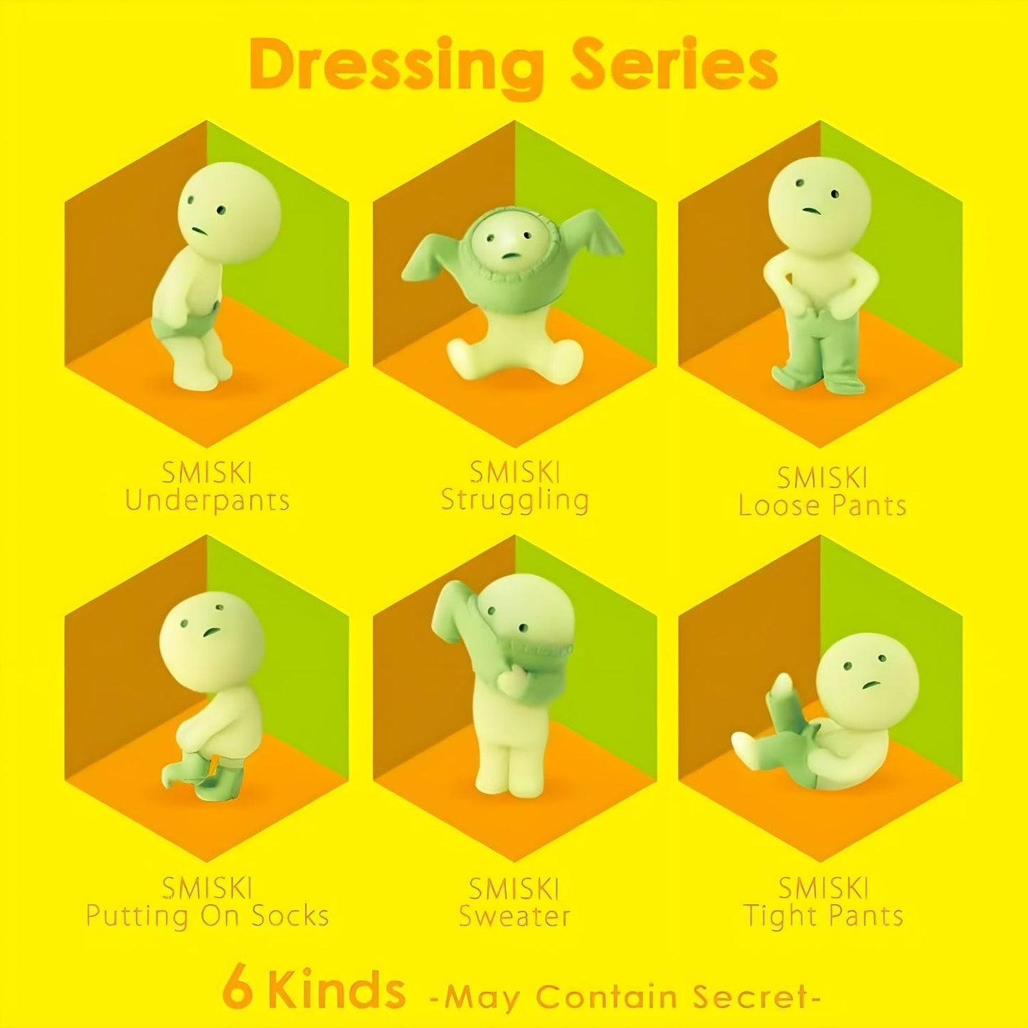Blind box Figura Smiski Dressing surpresa