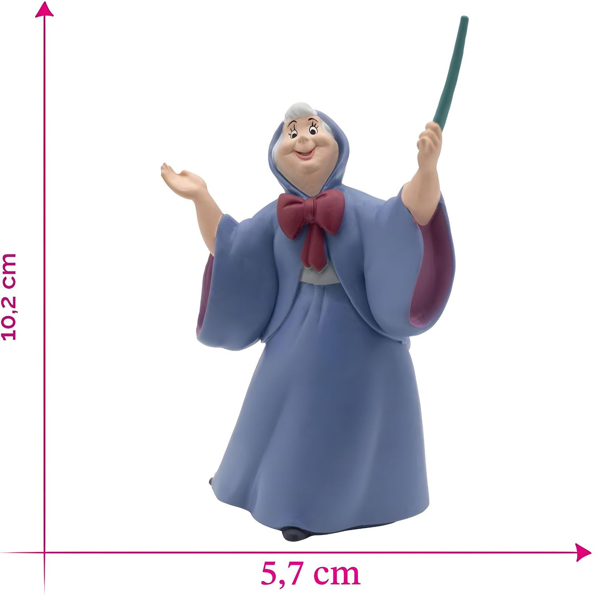 Fada Madrinha Cinderela Disney Bullyland para brincar e colecionar