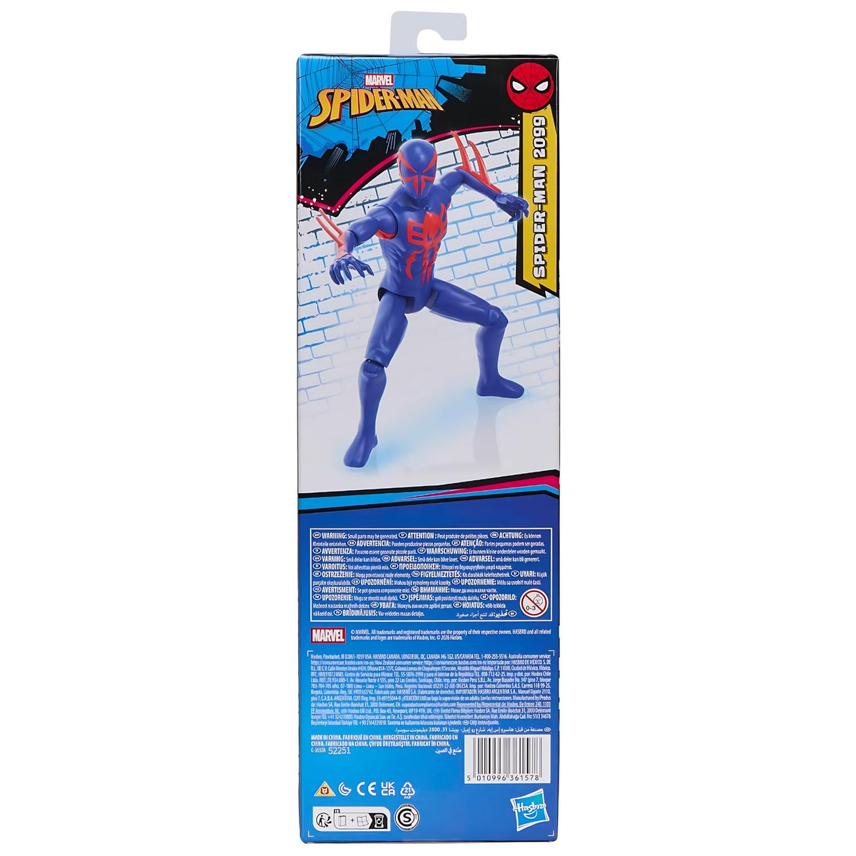 Figura Spider-Man 2099 Titan Series de Hasbro inspirada en Miguel O'Hara de Marvel