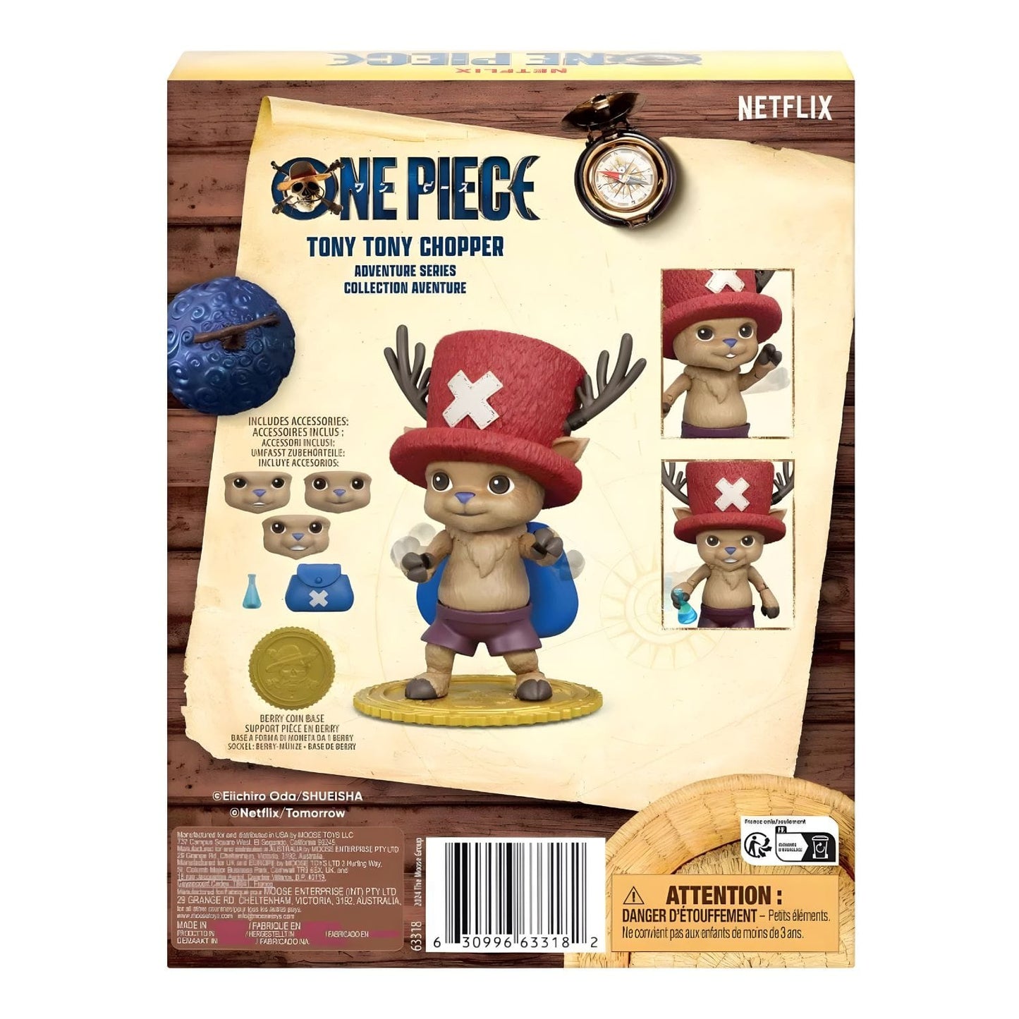 Figura anime One Piece Chopper para brincar ou expor