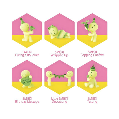 Blind box Smiski Birthday Series para colección y regalo