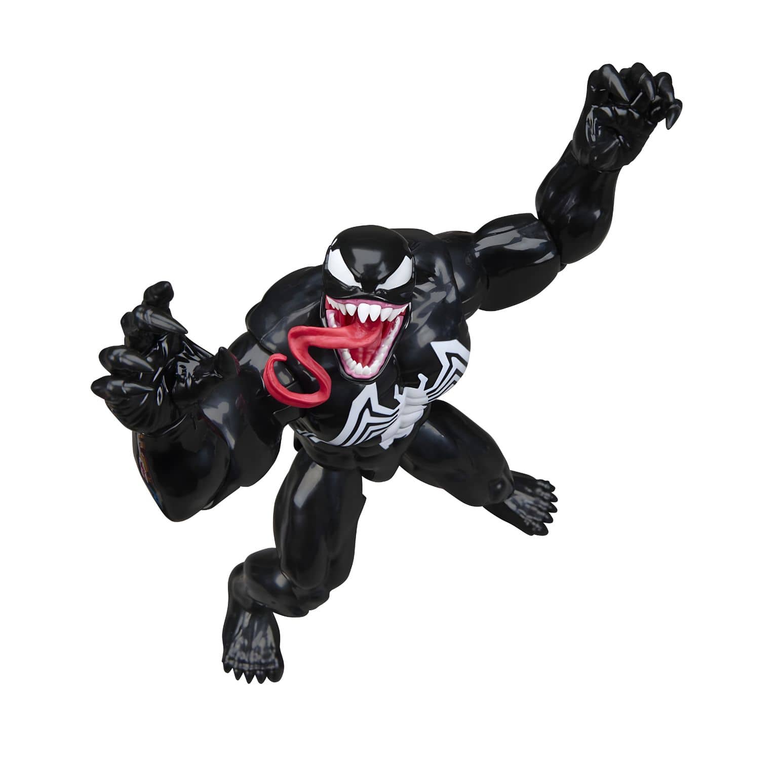 Detalhe da Figura Articulada Spider-Man Venom da Marvel
