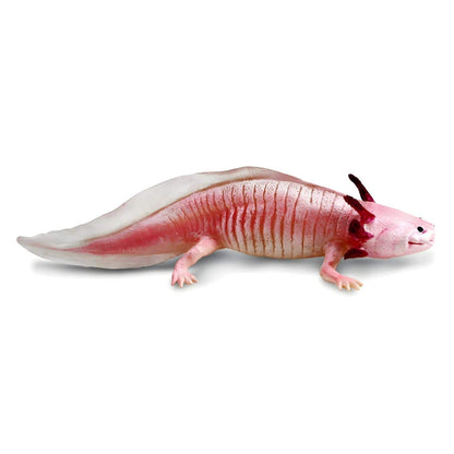 Figura de goma Ajolote como animal curioso para historias acuáticas