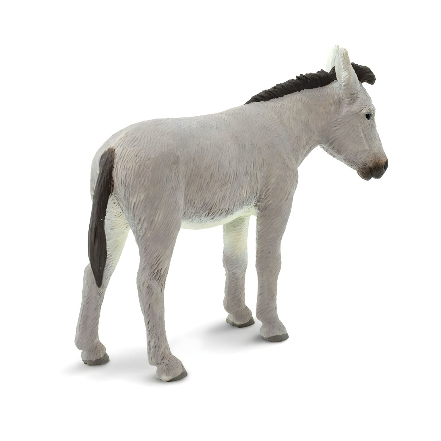 Burro de brinquedo em figura de borracha