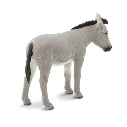 Burro de juguete en figura de caucho