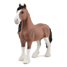 Figura de borracha Cavalo Clydesdale da Brincatoys.