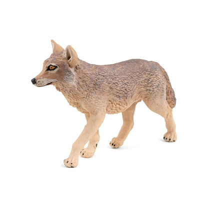 Figura de juguete chacal en vista de perfil