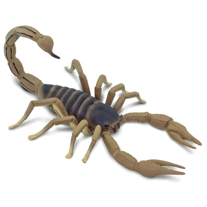 Escorpión de juguete en figura de goma