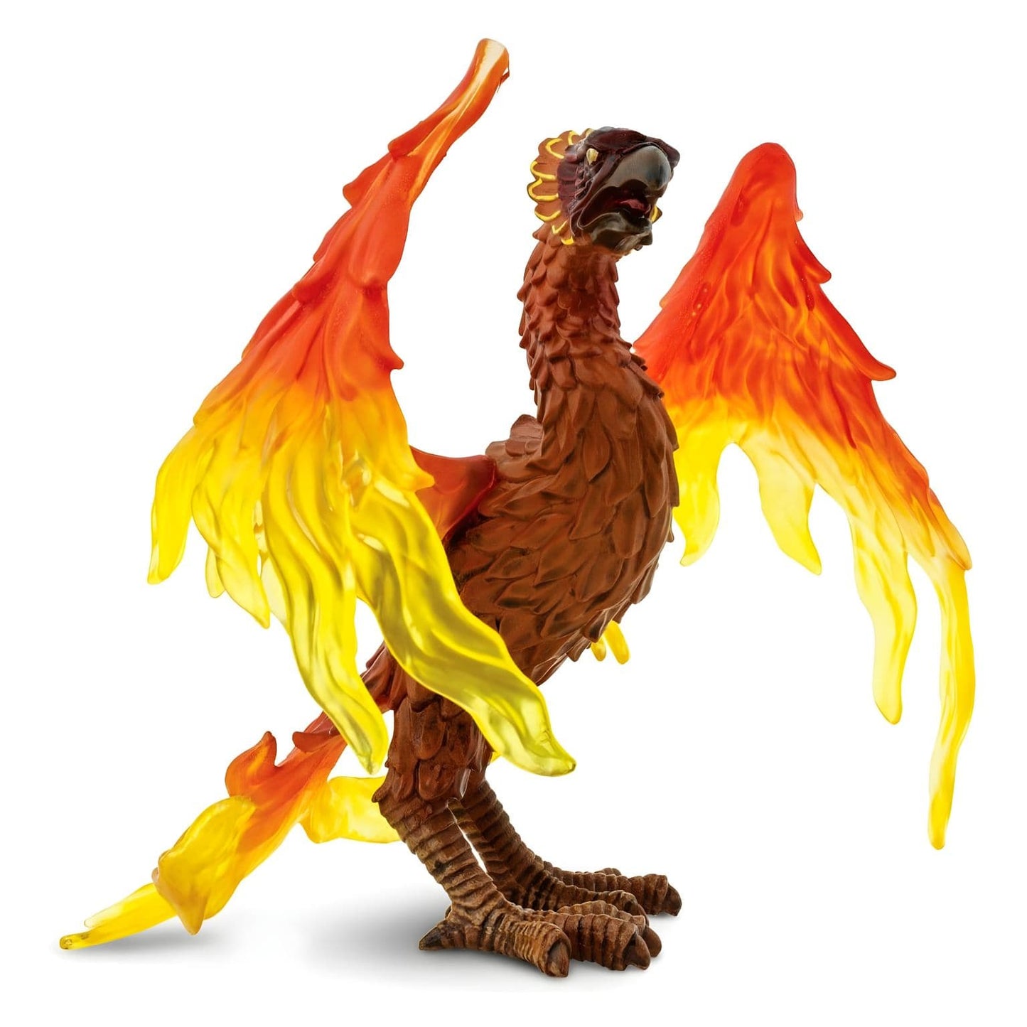 Fénix de brinquedo em figura de borracha