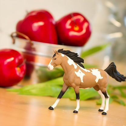 Figura animal semental mustang pinto para aventuras e historias libres