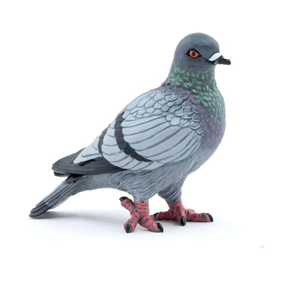 Figura de juguete paloma en vista de perfil