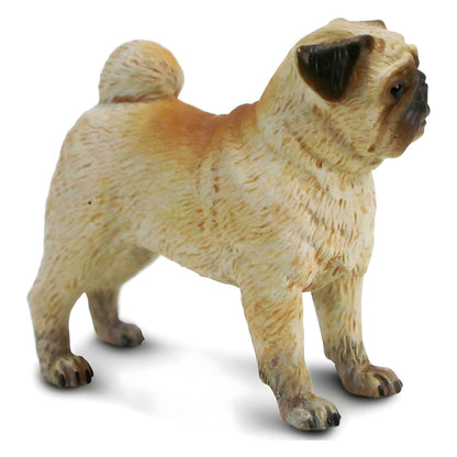 Figura de goma Pug con vista adicional