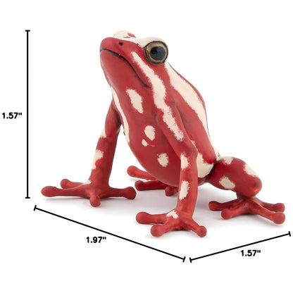 Figura de caucho Rana de dardo dorada de Brincatoys.