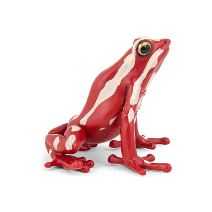 Figura de caucho Rana de dardo dorada de Brincatoys.