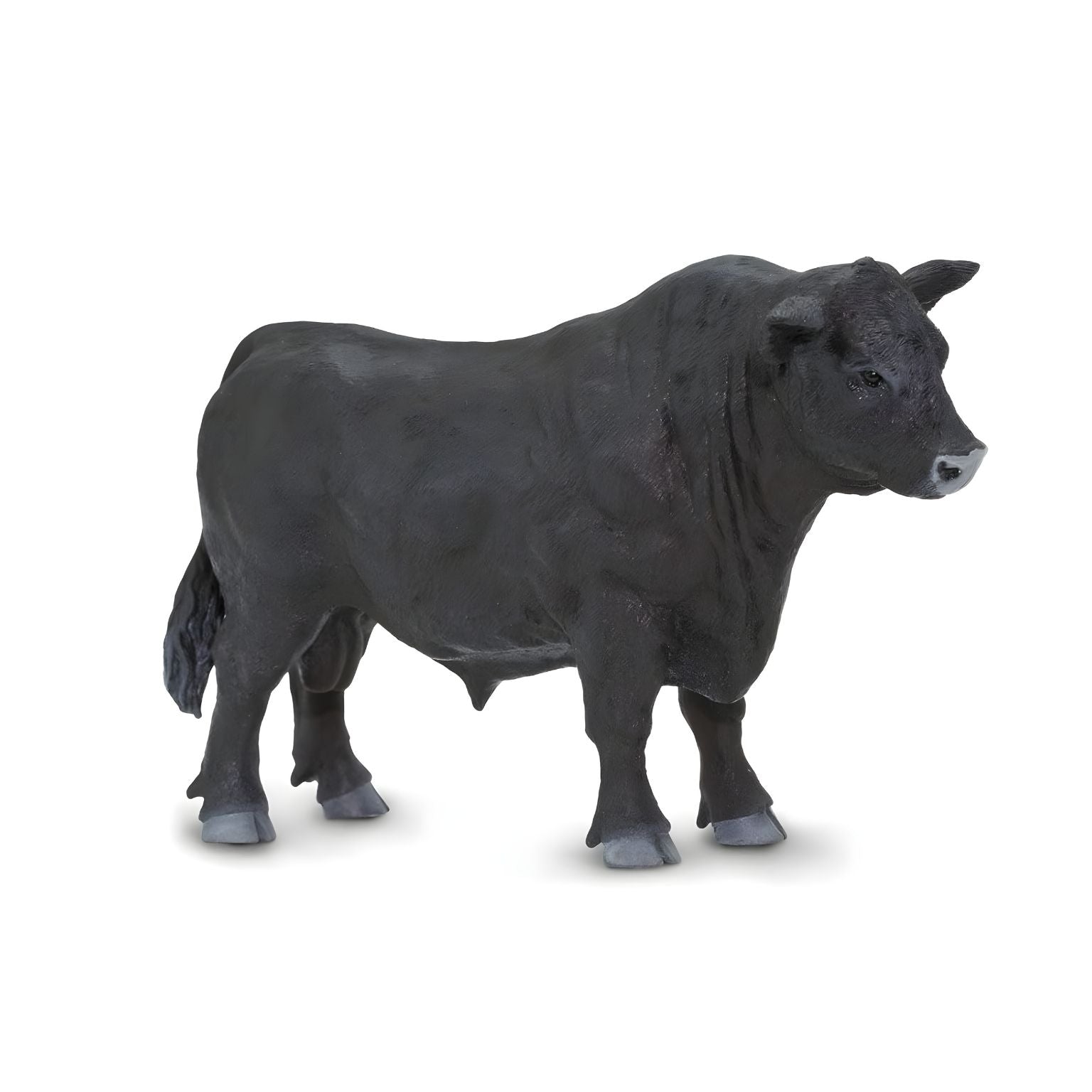 Figura de borracha Touro Angus com vista adicional