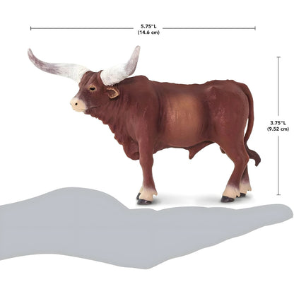 Figura de goma Toro Ankole Watusi vista adicional