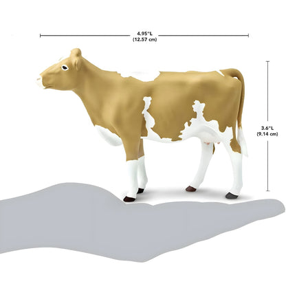 Figura de goma Vaca Guernsey vista adicional