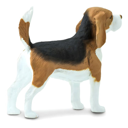 Detalle de la figura de goma Beagle