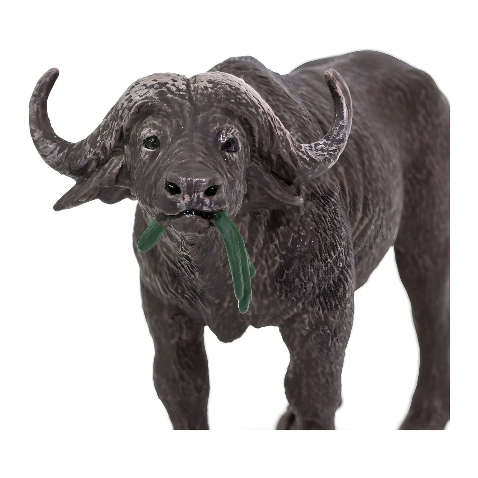 Figura de borracha Búfalo africano em detalhe