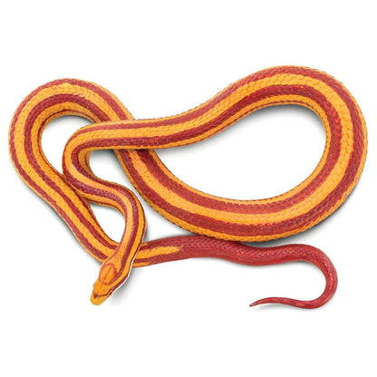 Figura de goma serpiente del maíz en detalle para colección y juego de roles