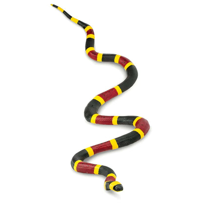 Figura de goma Serpiente Coral con vista adicional