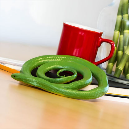 Figura de goma Cobra Verde con imagen complementaria