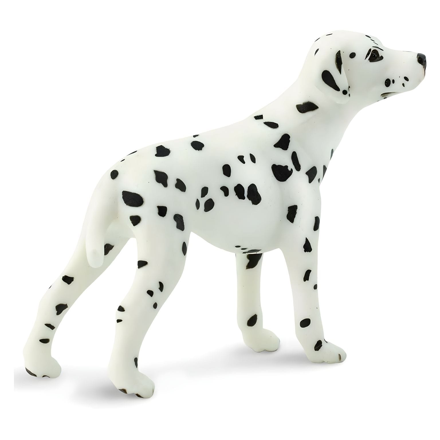 Figura de borracha Dálmata em detalhe