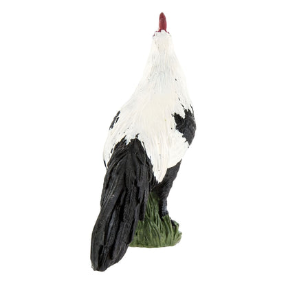Figura de goma de gallo para juegos de granja y animales domésticos