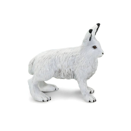 Figura de goma Liebre del Ártico en detalle