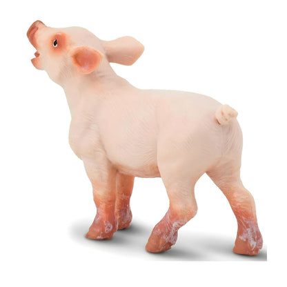 Figura de goma Lechón en perspectiva frontal