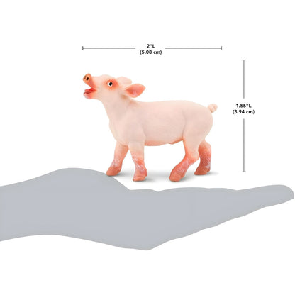 Figura de goma Lechón en vista trasera