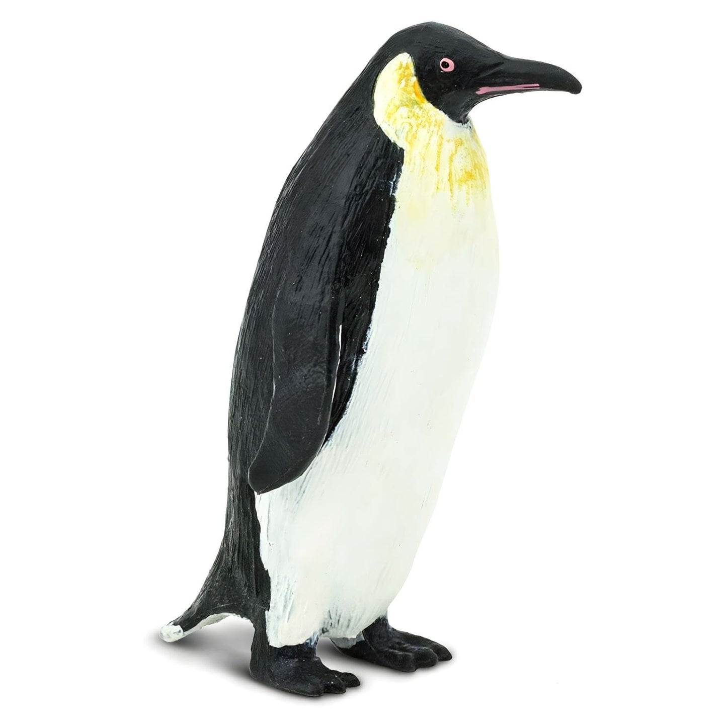 Pinguim Imperador de brinquedo em figura de borracha