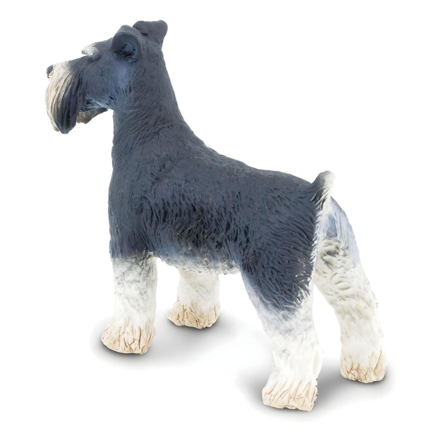 Figura de borracha Schnauzer com vista adicional
