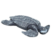 Tartaruga-de-couro de brinquedo em figura de borracha