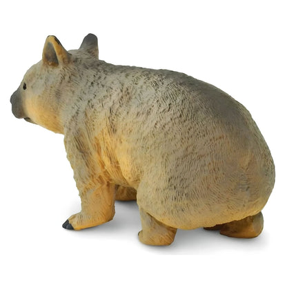 Figura de goma Wombat en otra perspectiva