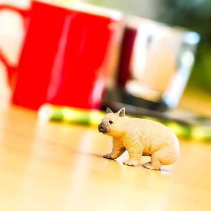 Figura de goma Wombat vista adicional