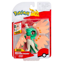 Figura Pokémon Decidueye na embalagem