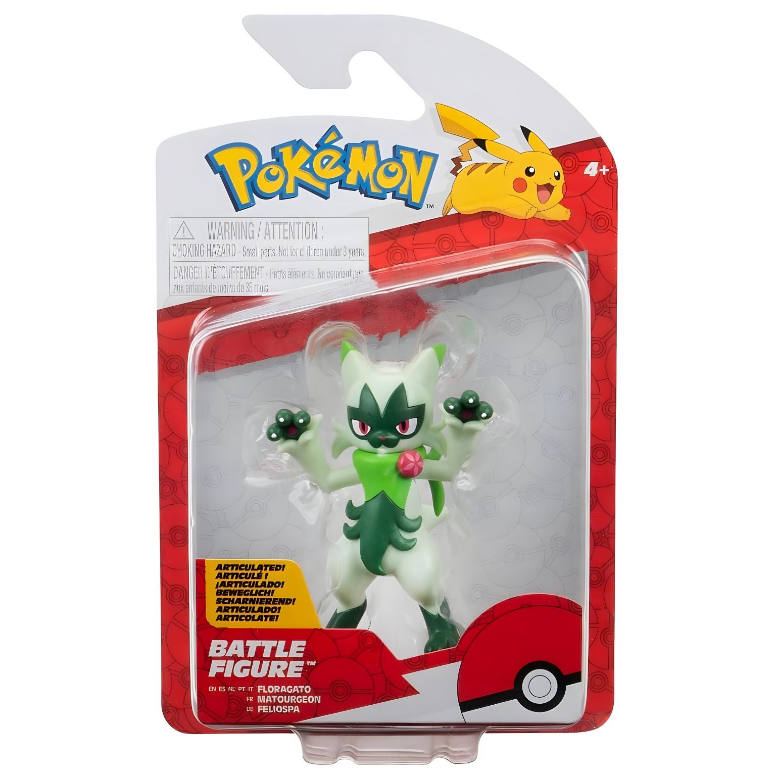 Figura de batalha Pokémon - Floragato