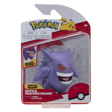 Figura de Batalha Pokémon Gengar na embalagem