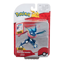 Figura de Batalha Pokémon Greninja na embalagem