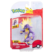 Figura de Batalha Pokémon Toxtricity na embalagem