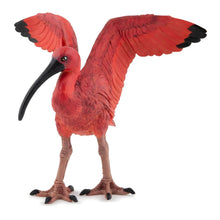 Figura de borracha Ibis-escarlate da Brincatoys.