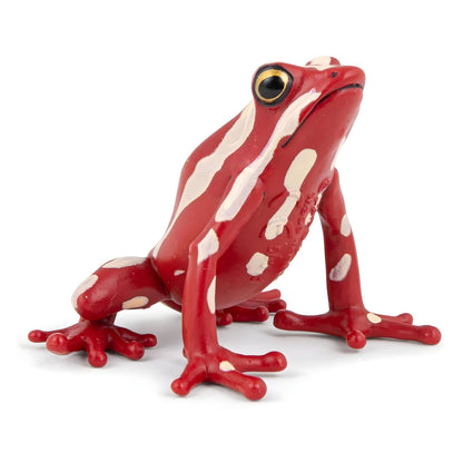 Figura de caucho Rana de dardo dorada de Brincatoys.
