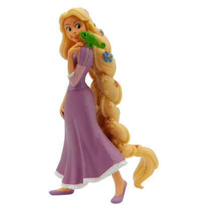 Figura Rapunzel con Flores Princesas Disney para historias de cuento de hadas