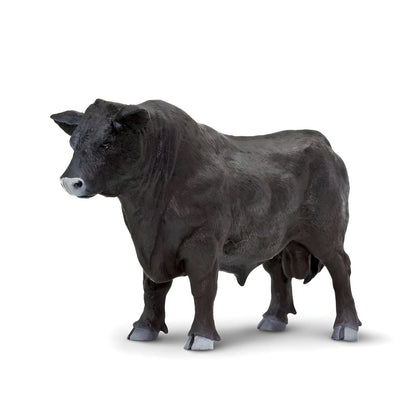 Figura de goma Toro Angus destacada