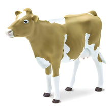 Figura de borracha Vaca Guernsey