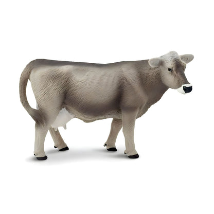 Figura de goma Vaca marrón suiza