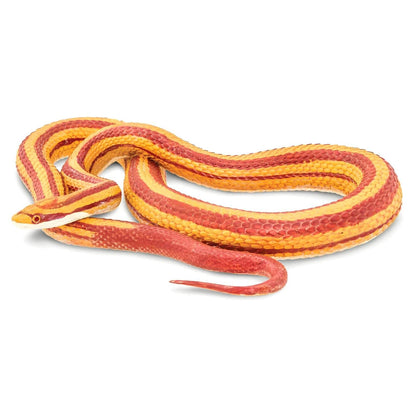 Figura de goma serpiente del maíz para juegos de naturaleza y aventura