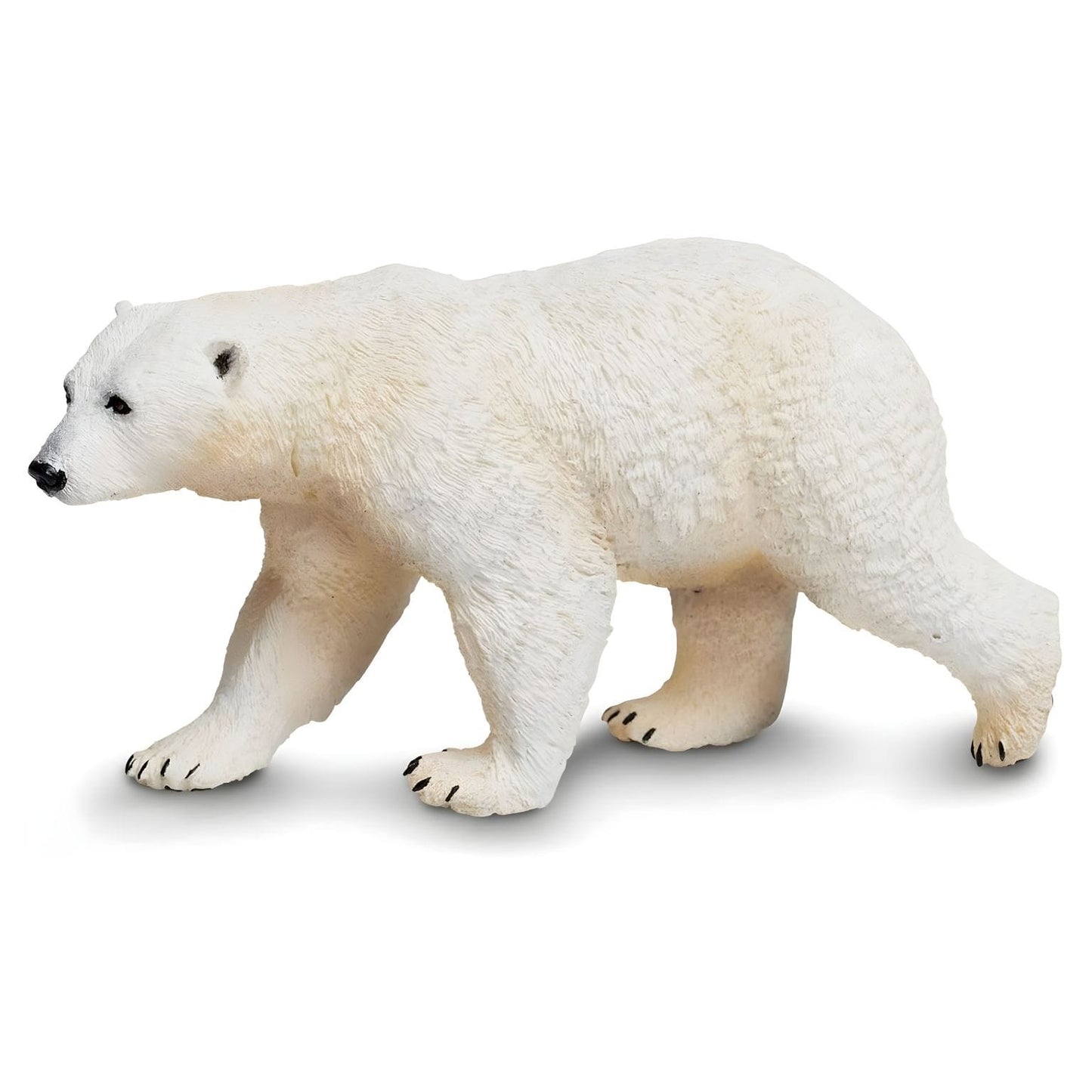 Figura de borracha urso polar para brincadeiras inspiradas no Ártico
