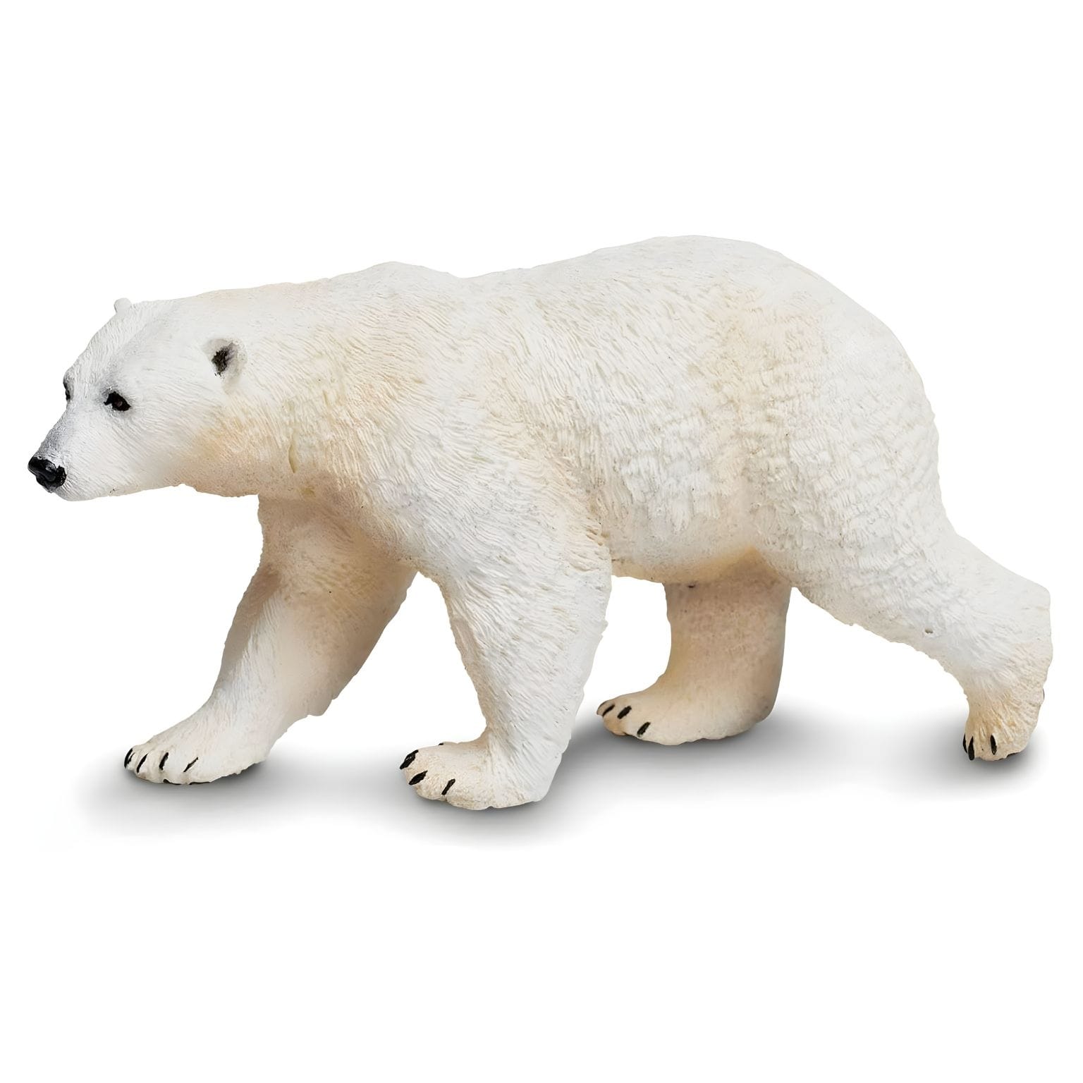 Figura de borracha urso polar para brincadeiras inspiradas no Ártico